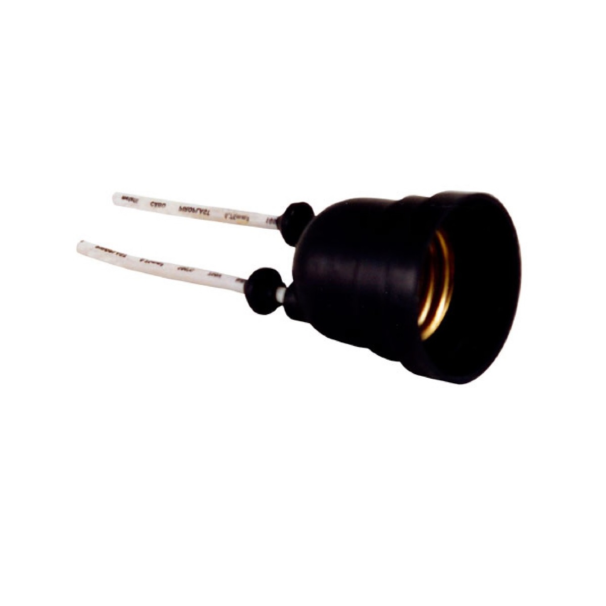 PORTA LAMPADA BAQUELITE P/ TEMPO C/ RABICHO ISOLADO