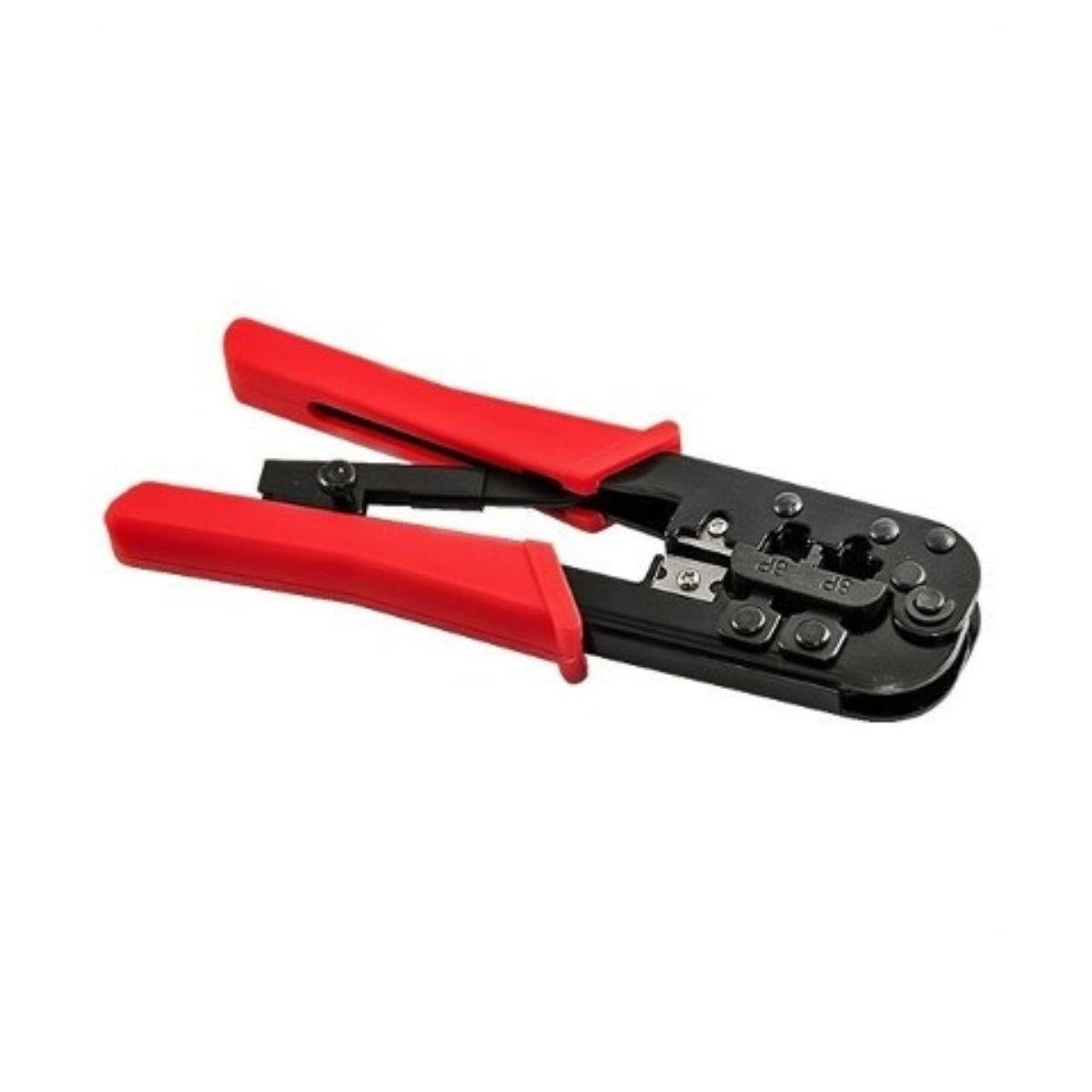 ALICATE GRIMPAR RJ45/11 COM CATRACA