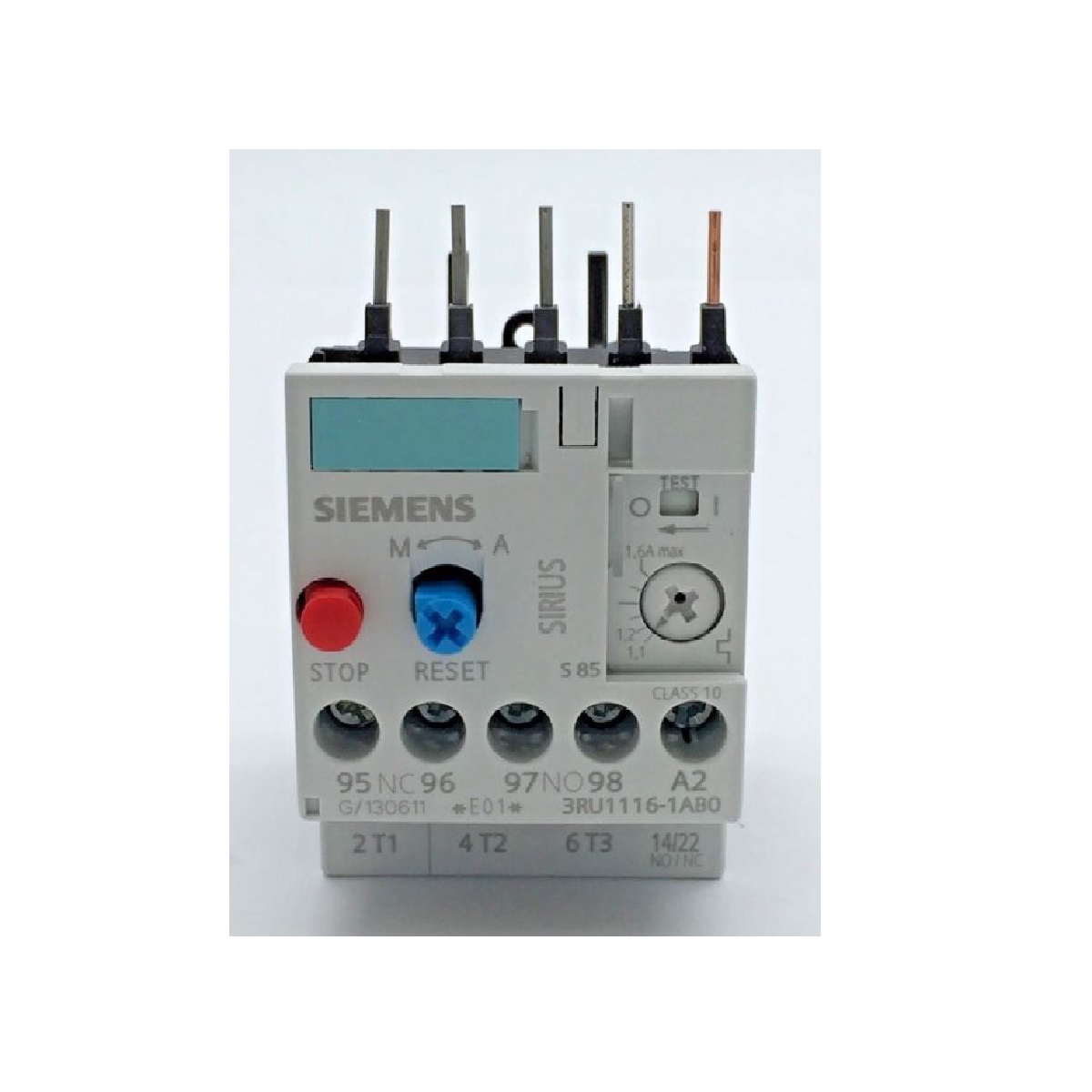 RELE DE SOBRECARGA  1,1-1,6A 5 PINOS SIEMENS