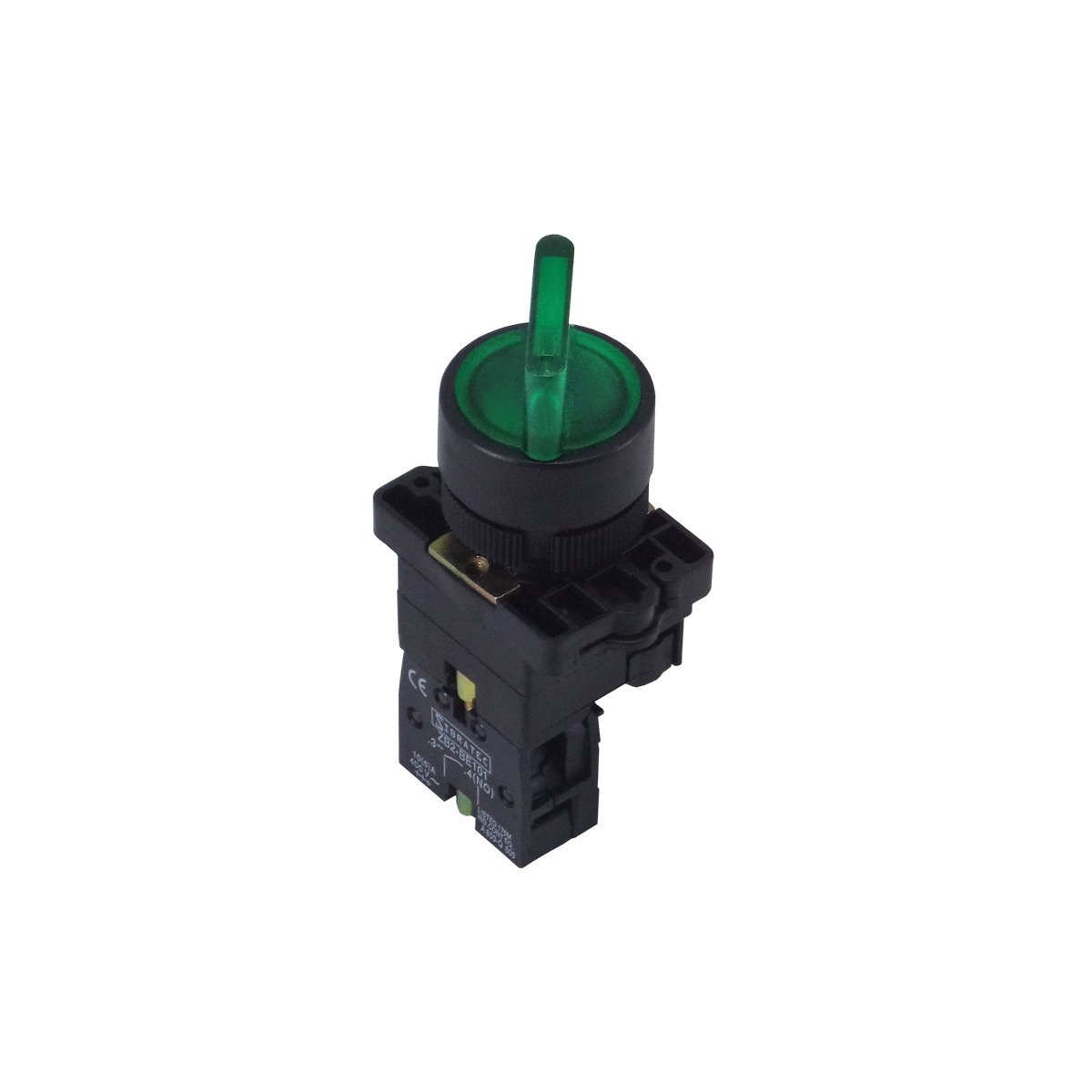 BOTAO SELETOR 2 POS ILUM C/NA VD SIBRATEC