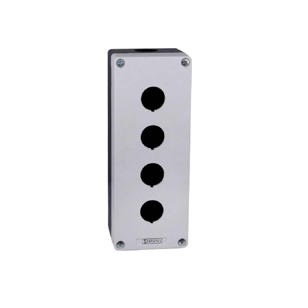 CAIXA PARA BOTAO 4 FUROS 22,5MM  BX1 - SCHUMACHER