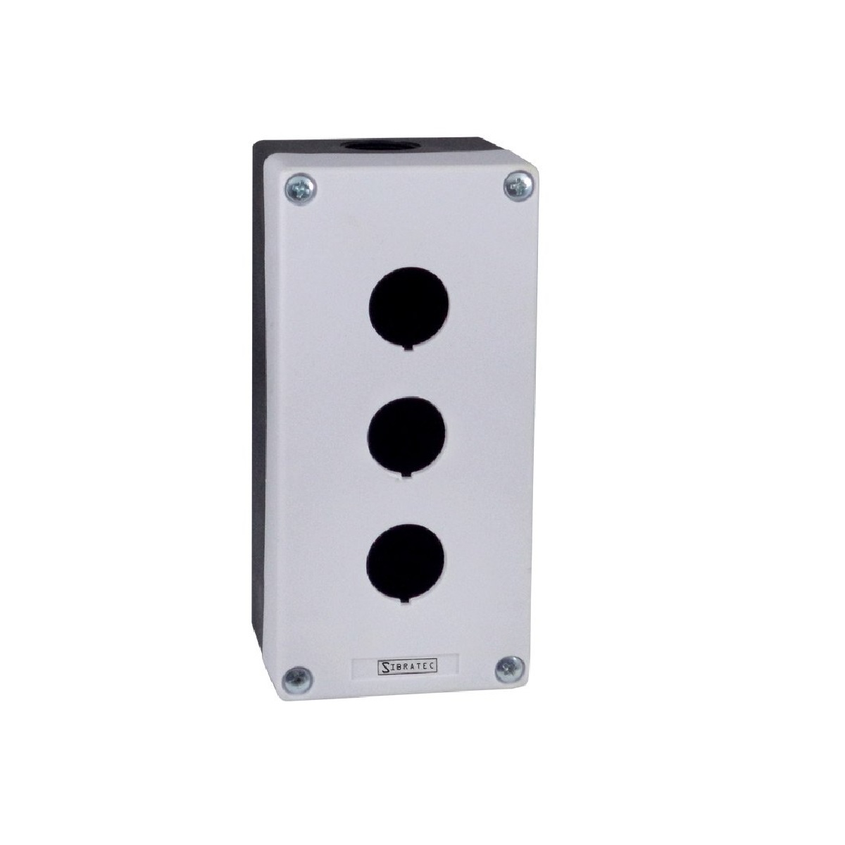 CAIXA PARA BOTAO 3 FUROS 22,5MM  BX1 - SCHUMACHER