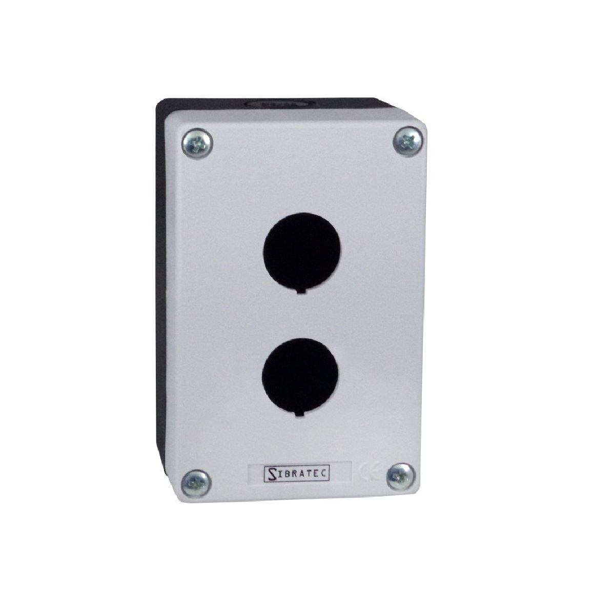 BOTAO CAIXA 2 FUROS 22,5MM  BX1 SIBRATEC