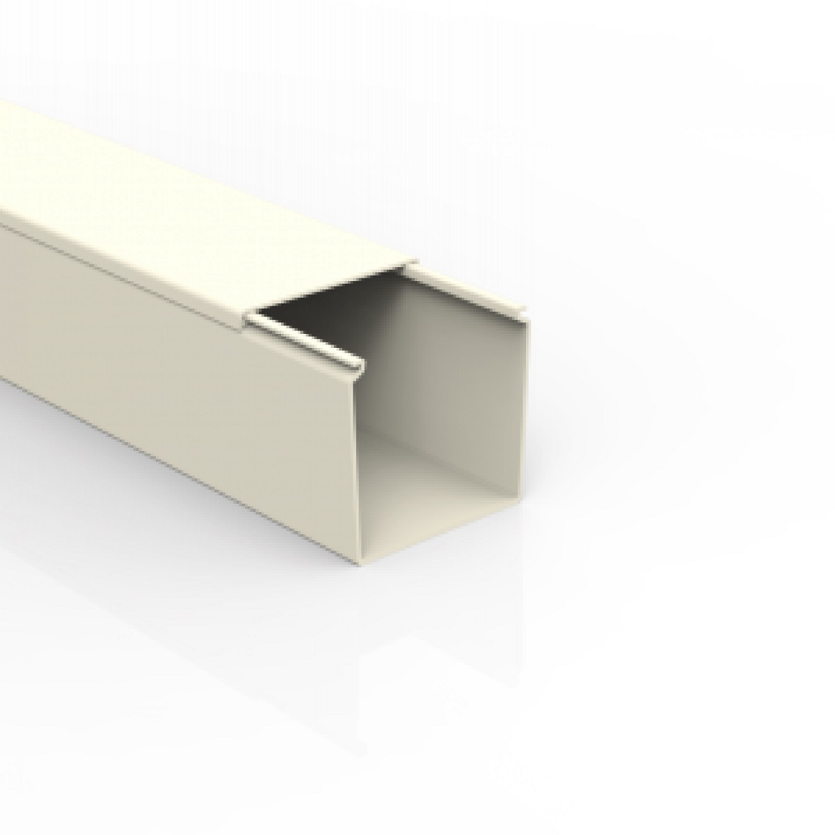 CANALETA BRANCA  50X80MM FECHADA 2 METROS