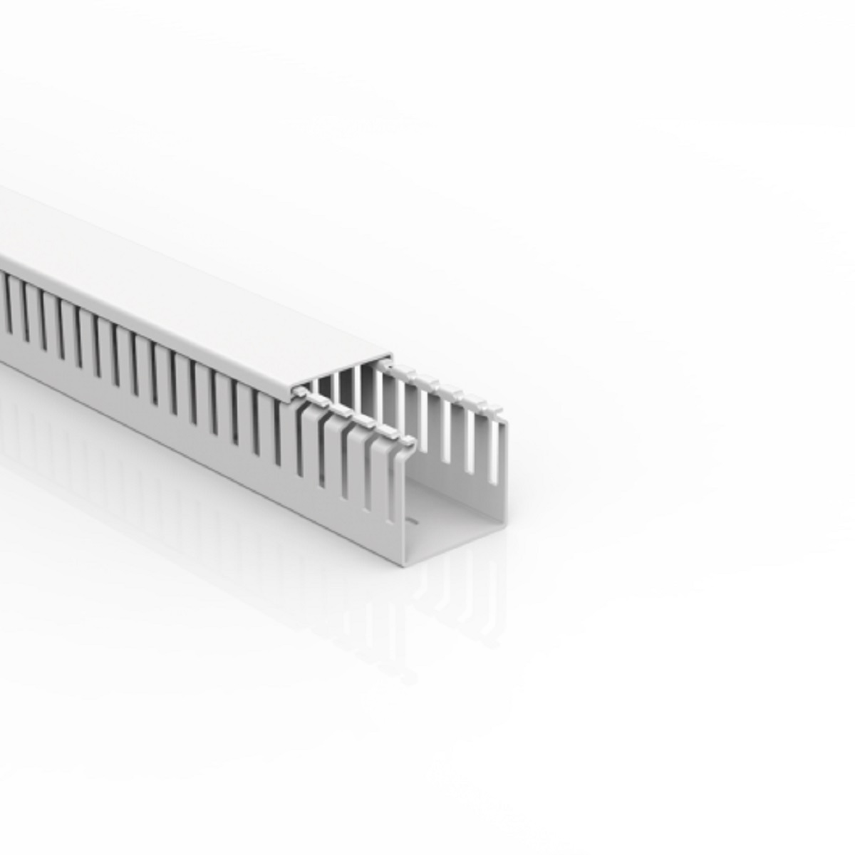 CANALETA BRANCA 50X50MM BARRA  2MT ABERTO