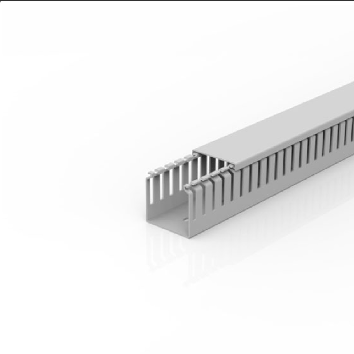 CANALETA CINZA  50X50MM ABERTO 2 METROS