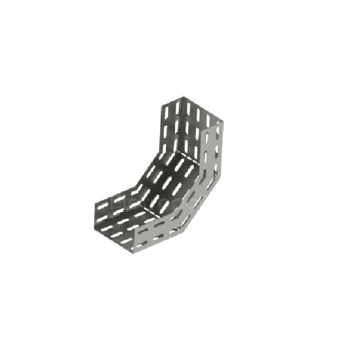 ELETROCALHA CURVA PLANA VERTICAL INTERNA 90° 100X50MM