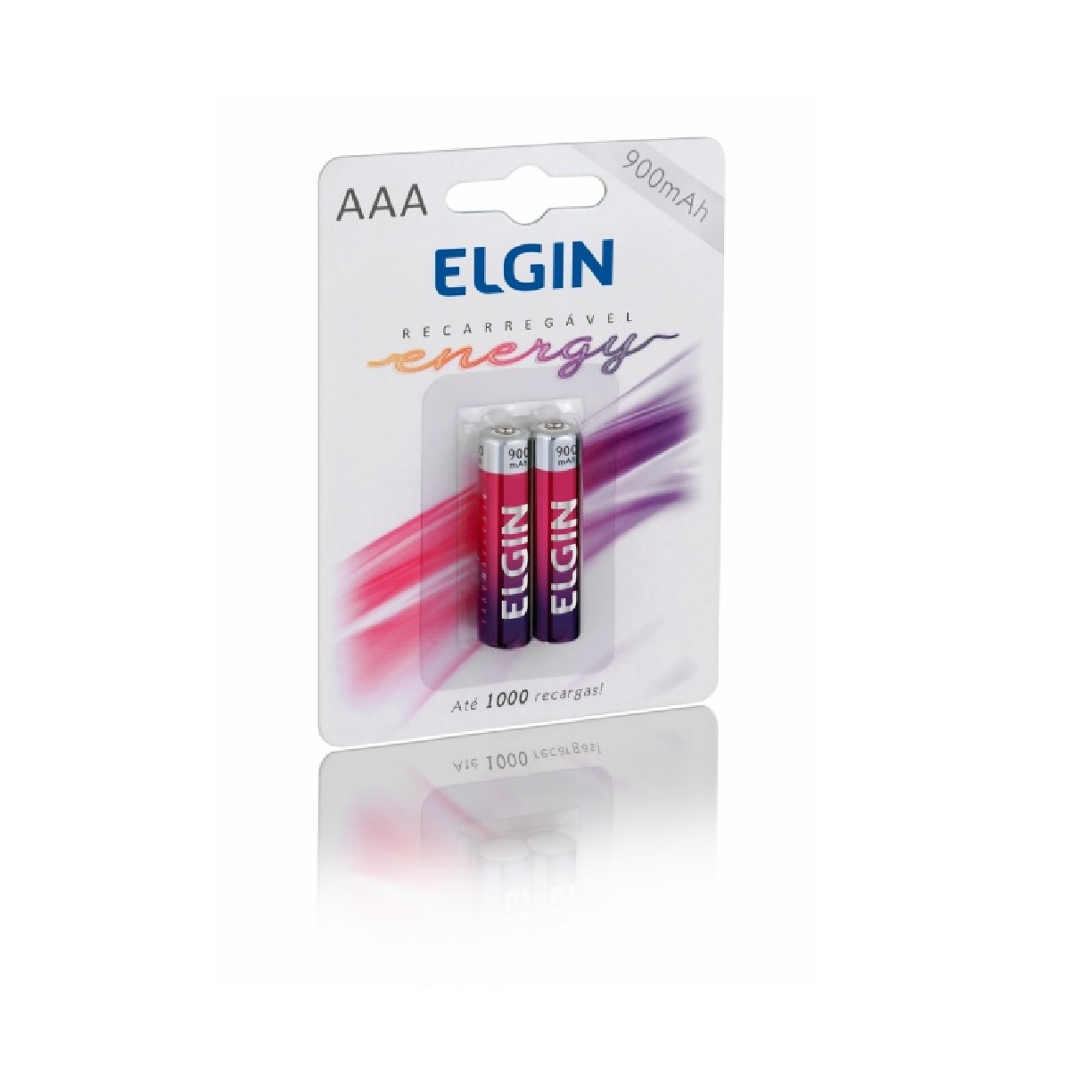 PILHA RECARREGAVEL PALITO 1,2V 900 MAH AAA C/2PC