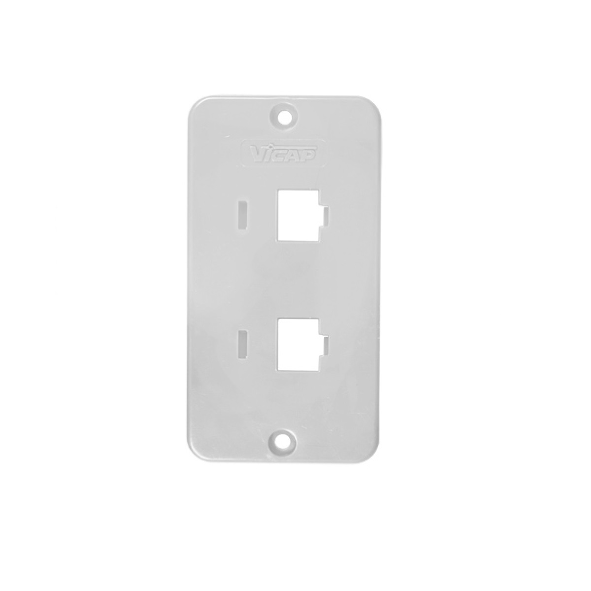 TAMPA BRANCA  1/2 - 3/4" 2RJ45 INPOL