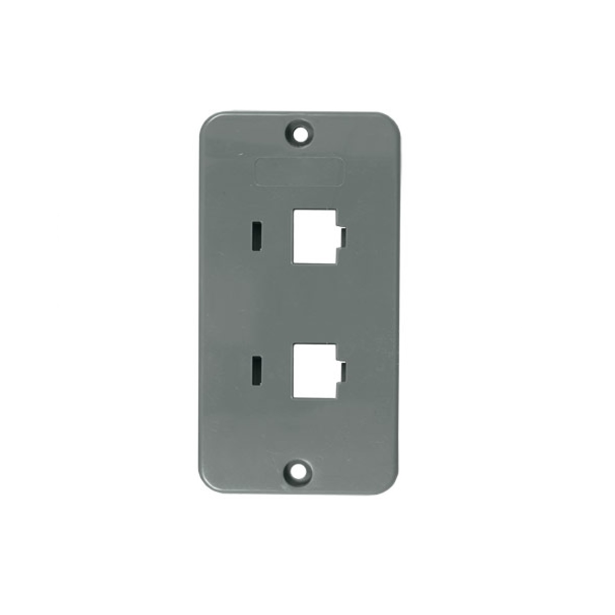 TAMPA CINZA  1/2 - 3/4" 2 RJ45 INPOL