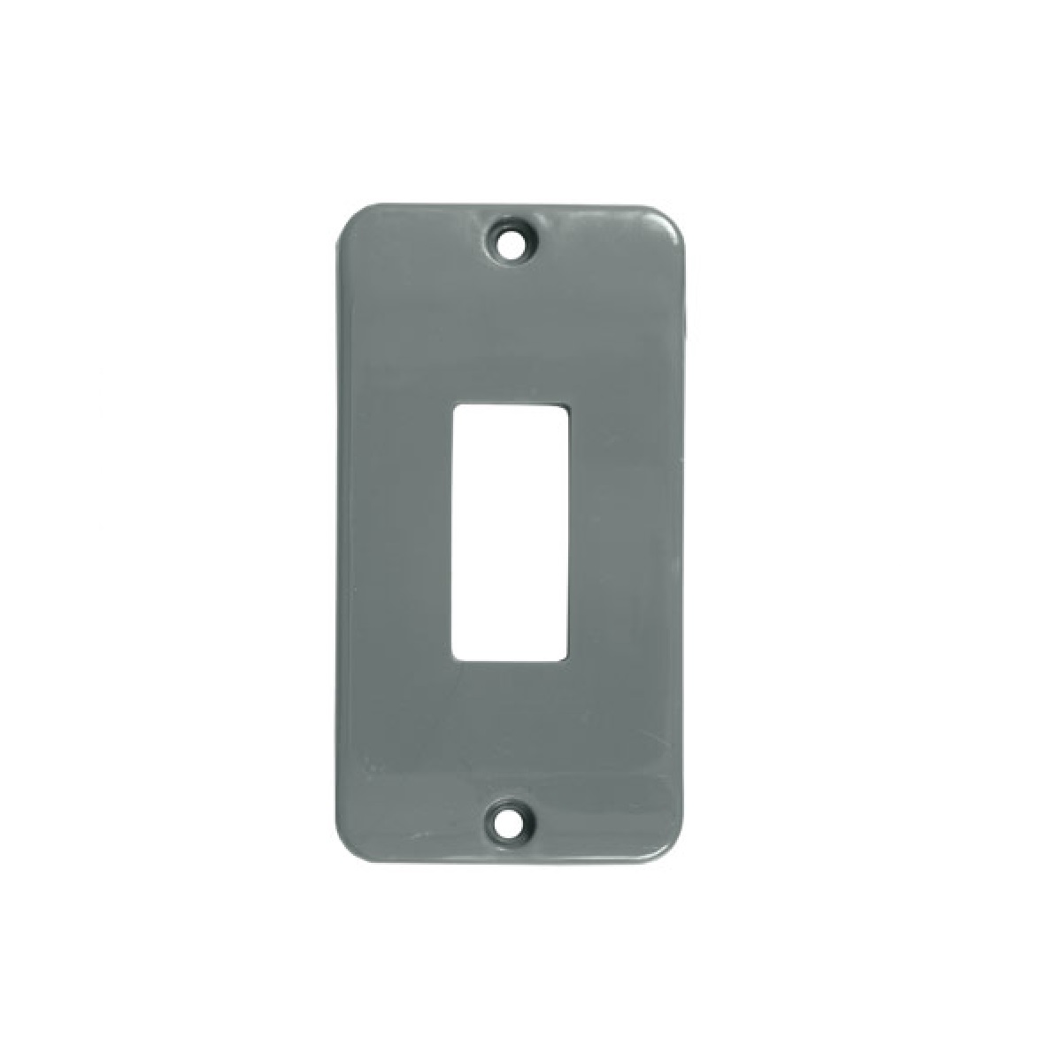 TAMPA CINZA  1/2 - 3/4" 1 TECLA INPOL