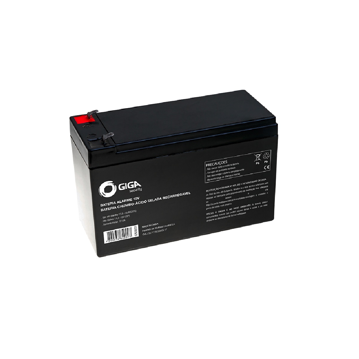 BATERIA 12V ALARME  ELGIN