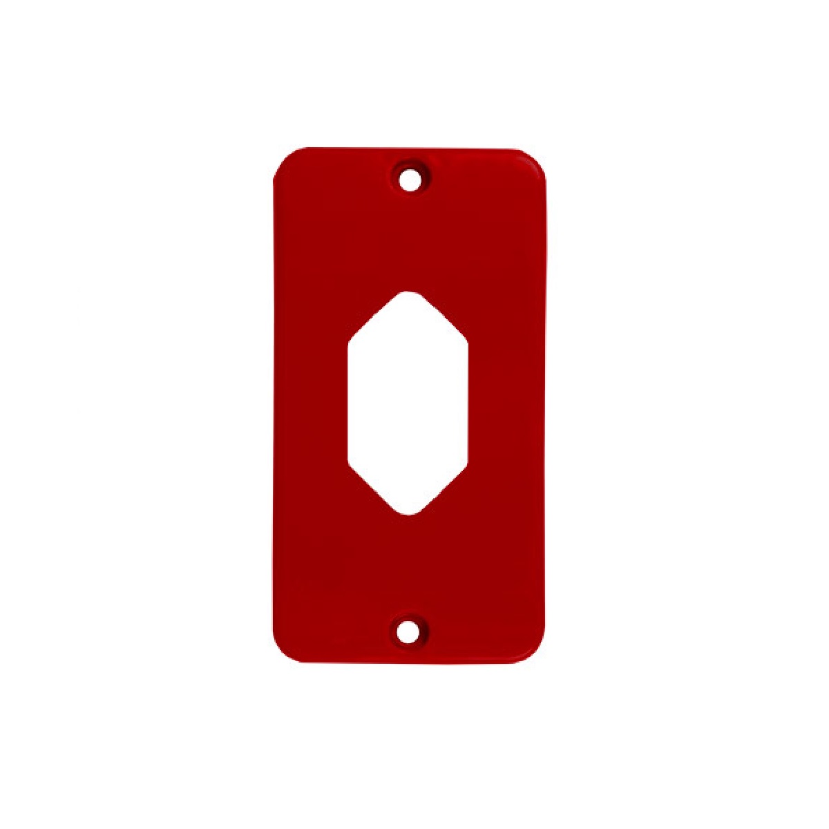 TAMPA VERMELHA 1 TOMADA VERTICAL  1/2-3/4 INPOL