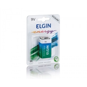 PILHA BATERIA ALCALINA 9V