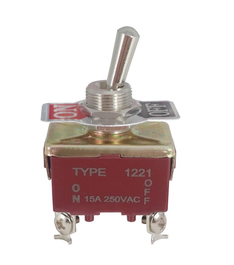 CHAVE INT 1221B  15A LIGA-DESL 2 POLOS SIBRATEC