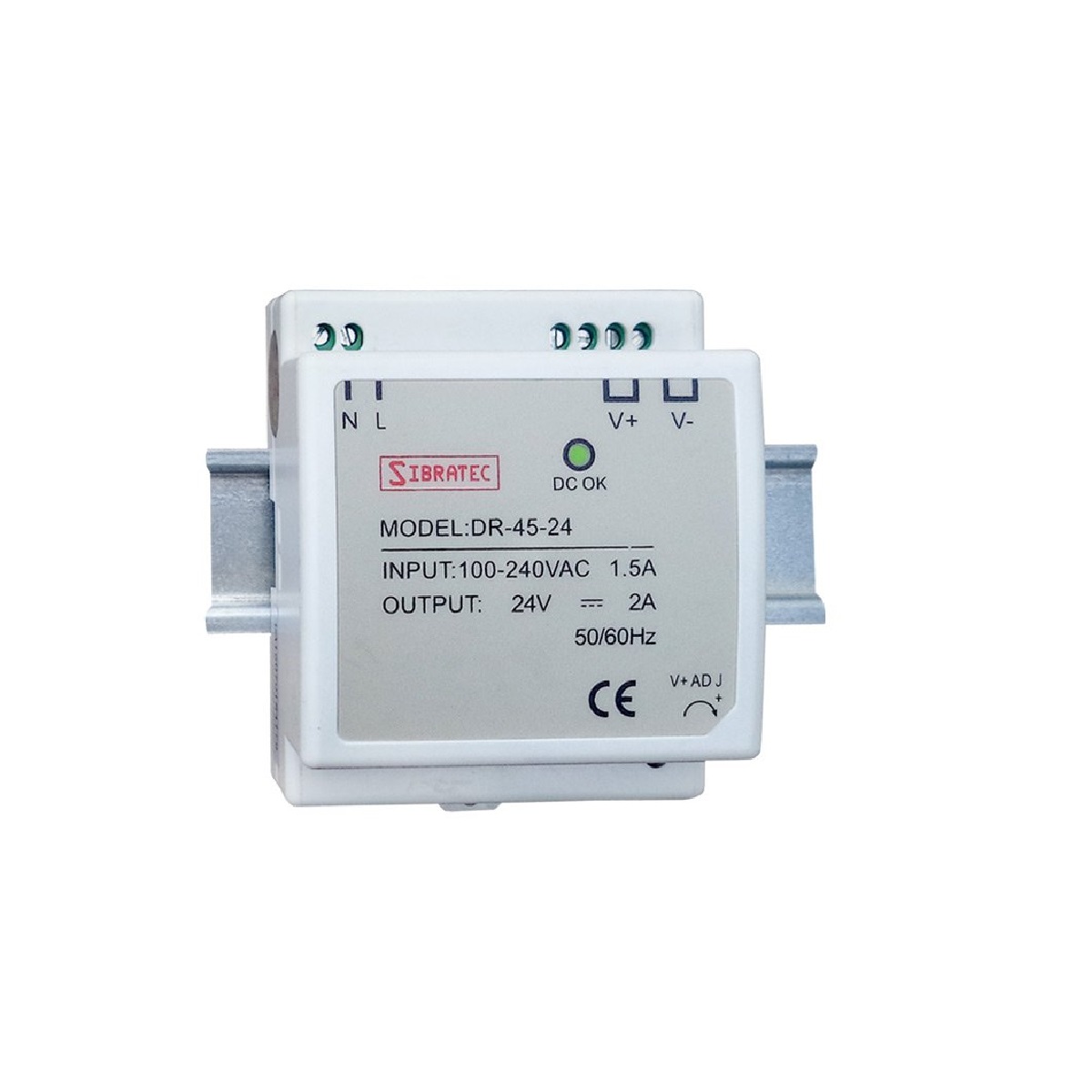 FONTE CHAVEADA 24V CC 2A 110/220V - SIBRATEC