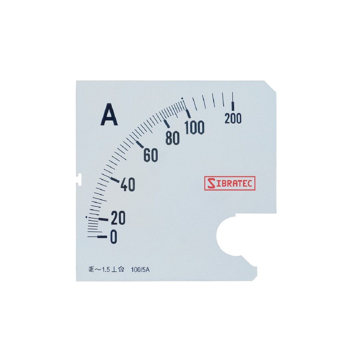 AMPERIMESCALA  100/5 72X72MM