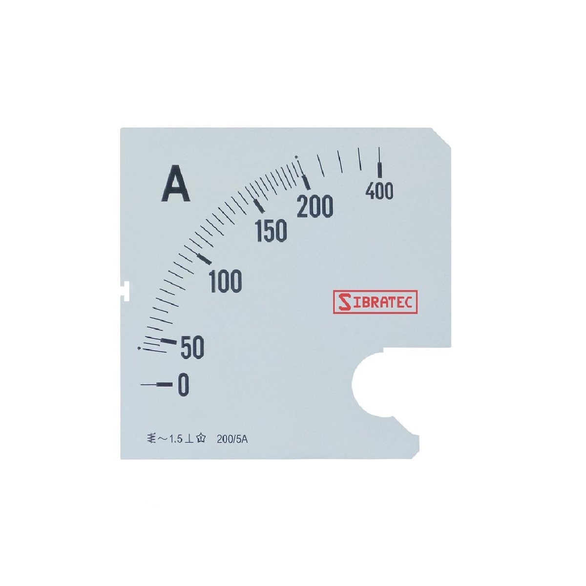 AMPERIMESCALA  200/5A  72X72MM