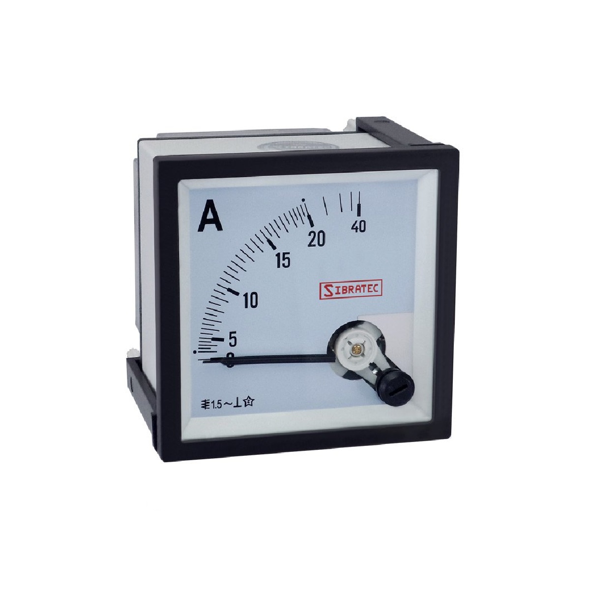 AMPERIMETRO 72X72 65MM 20A CA