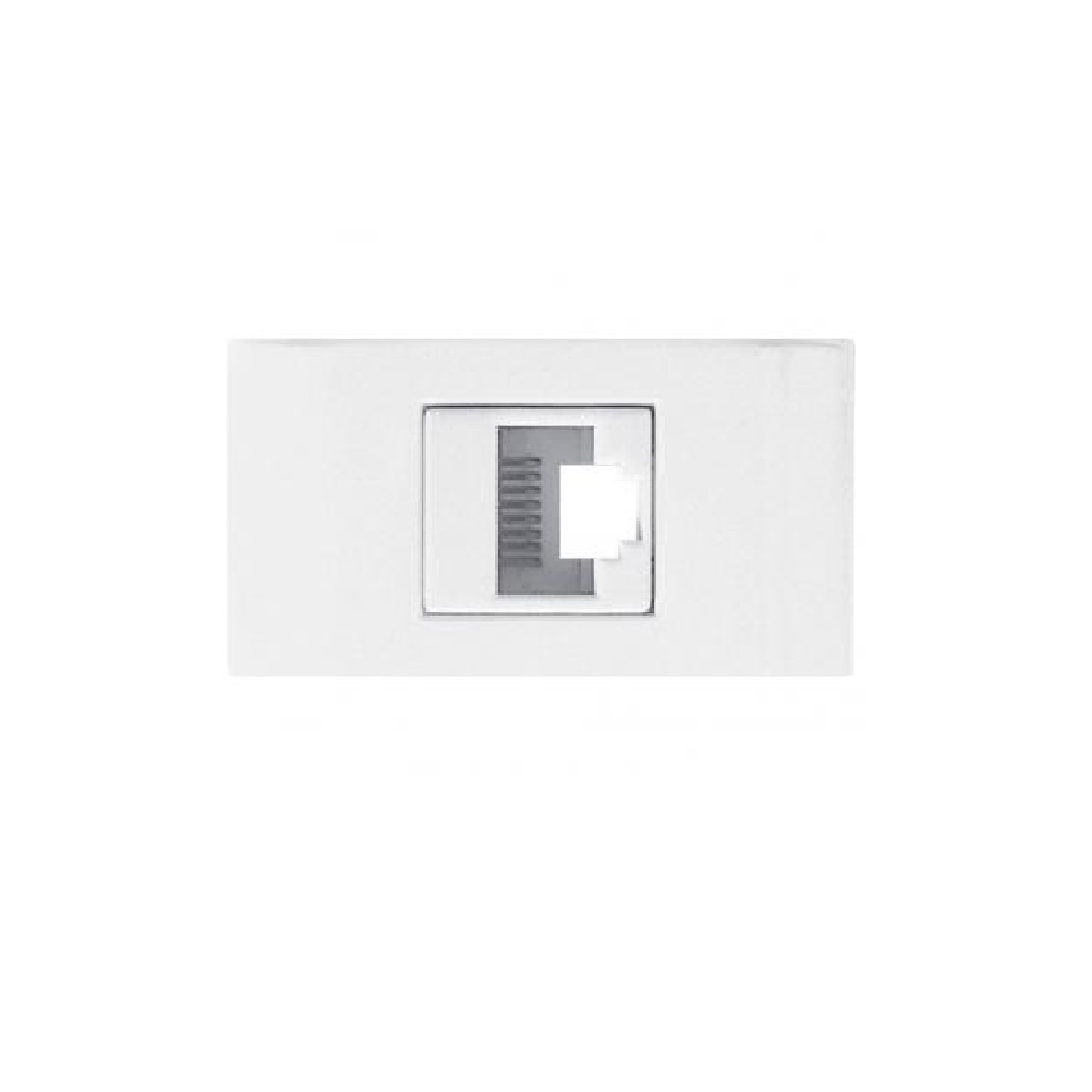 PEZZI MODULO TOMADA RJ45 BRANCO COM CONECTOR LINHA 50000