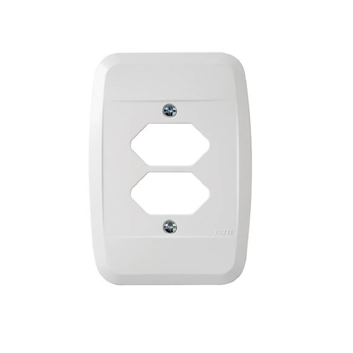 CONJUNTO PLACA PARA 2 TOMADAS 4X2 PEZZI 40.000