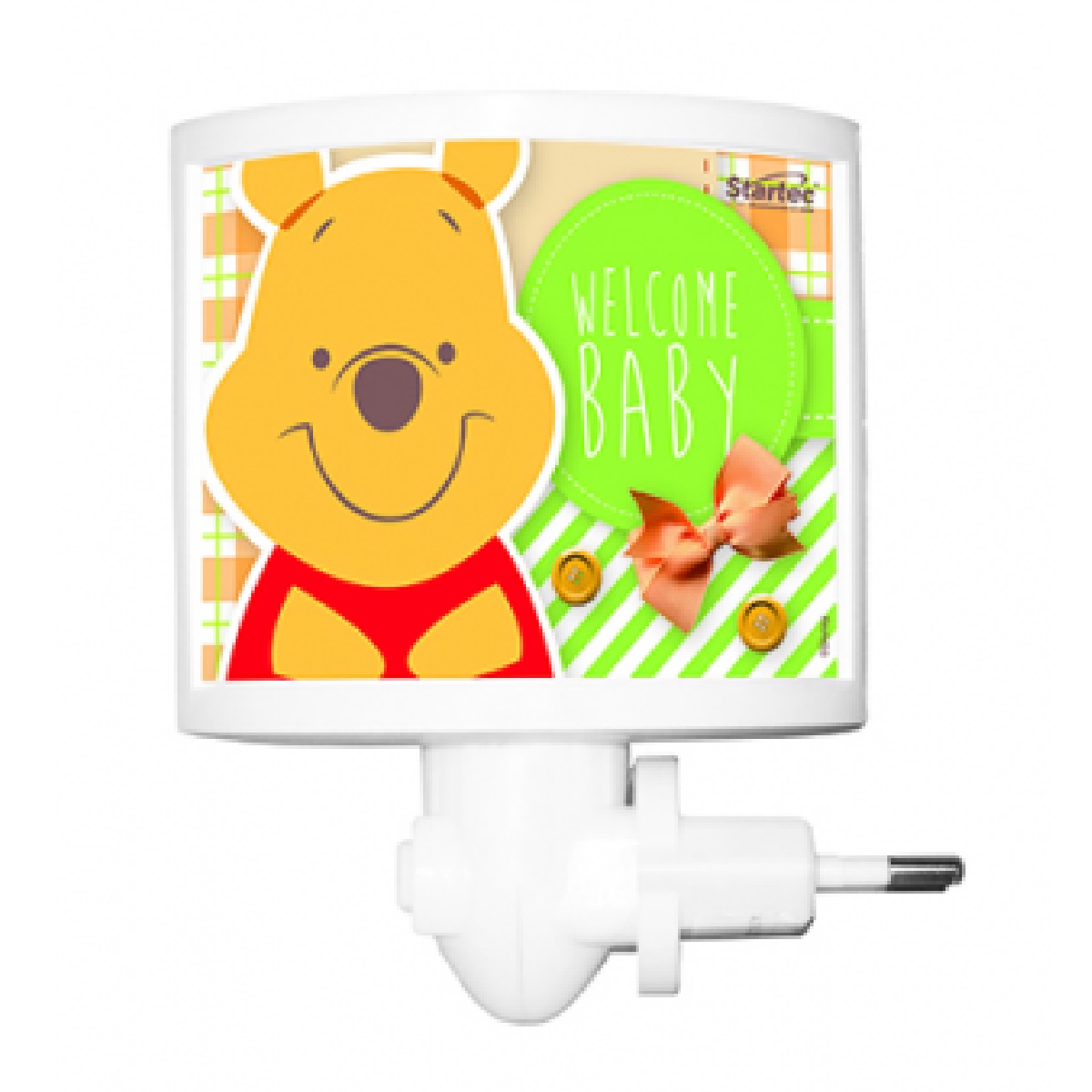 LUZ NOTURNA LED MINI ABAJUR POOH BABY - STARTEC