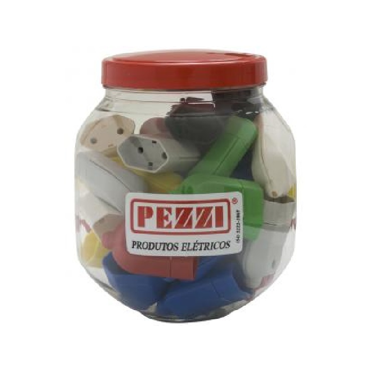 PINO ABNT 2P 10A  FEMEA COLORIDO     PEZZI