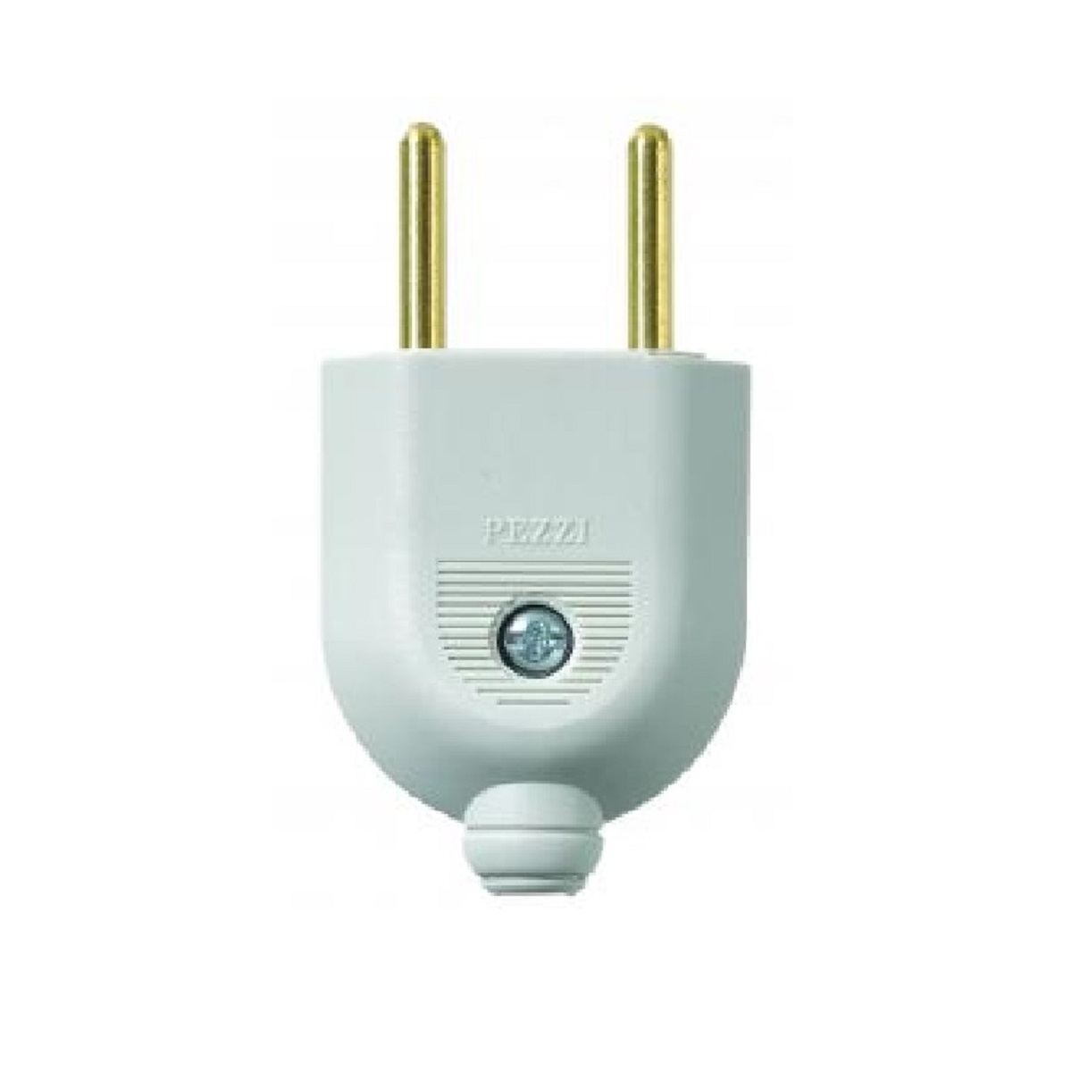PINO ABNT 2P 10A MACHO CINZA 4MM PEZZI