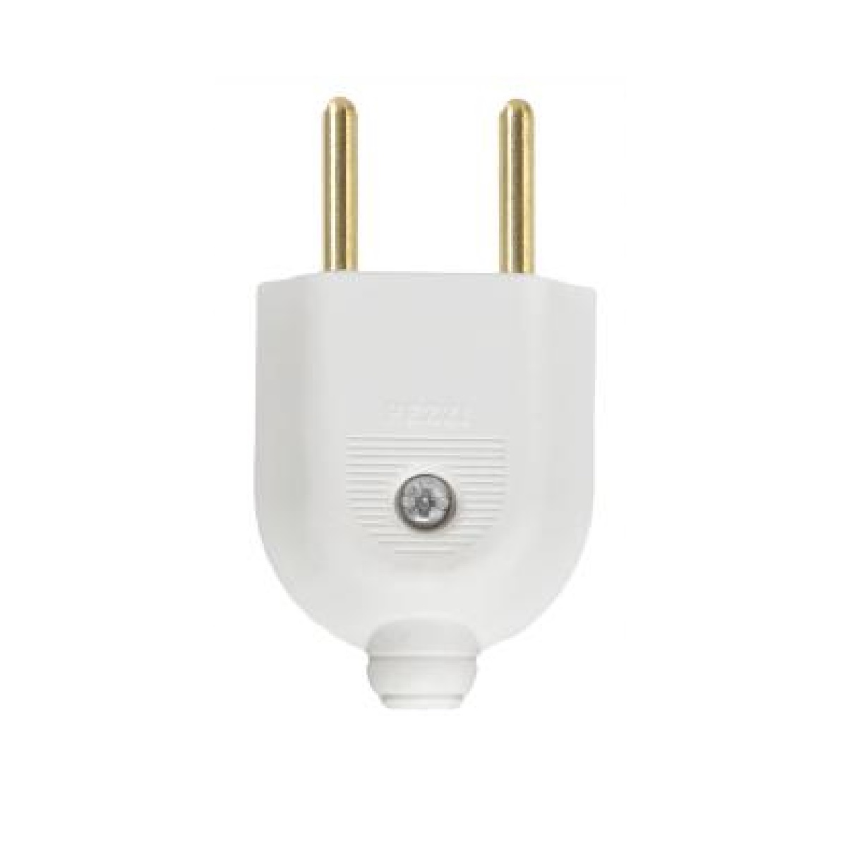 PINO ABNT 2P 10A MACHO BRANCO 4MM PEZZI