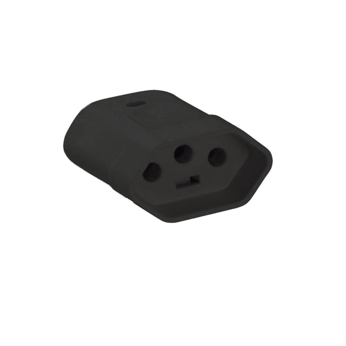 PINO ABNT 2P+T 10A  FEMEA RETO PRETO PEZZI