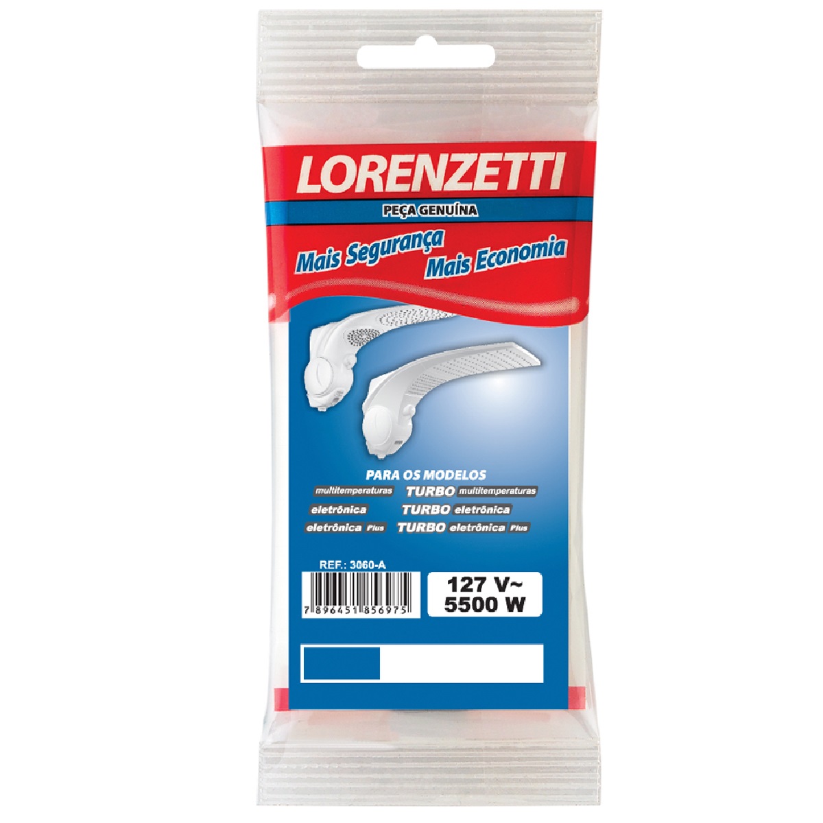 RESISTENCIA CHUVEIRO  DUO SHOWER/FUTURA  LORENZETTI 7500W 220V