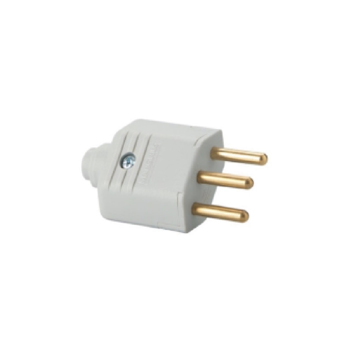 PINO ABNT 2P+T 10A  RETO BRANCO - MARGIRIUS
