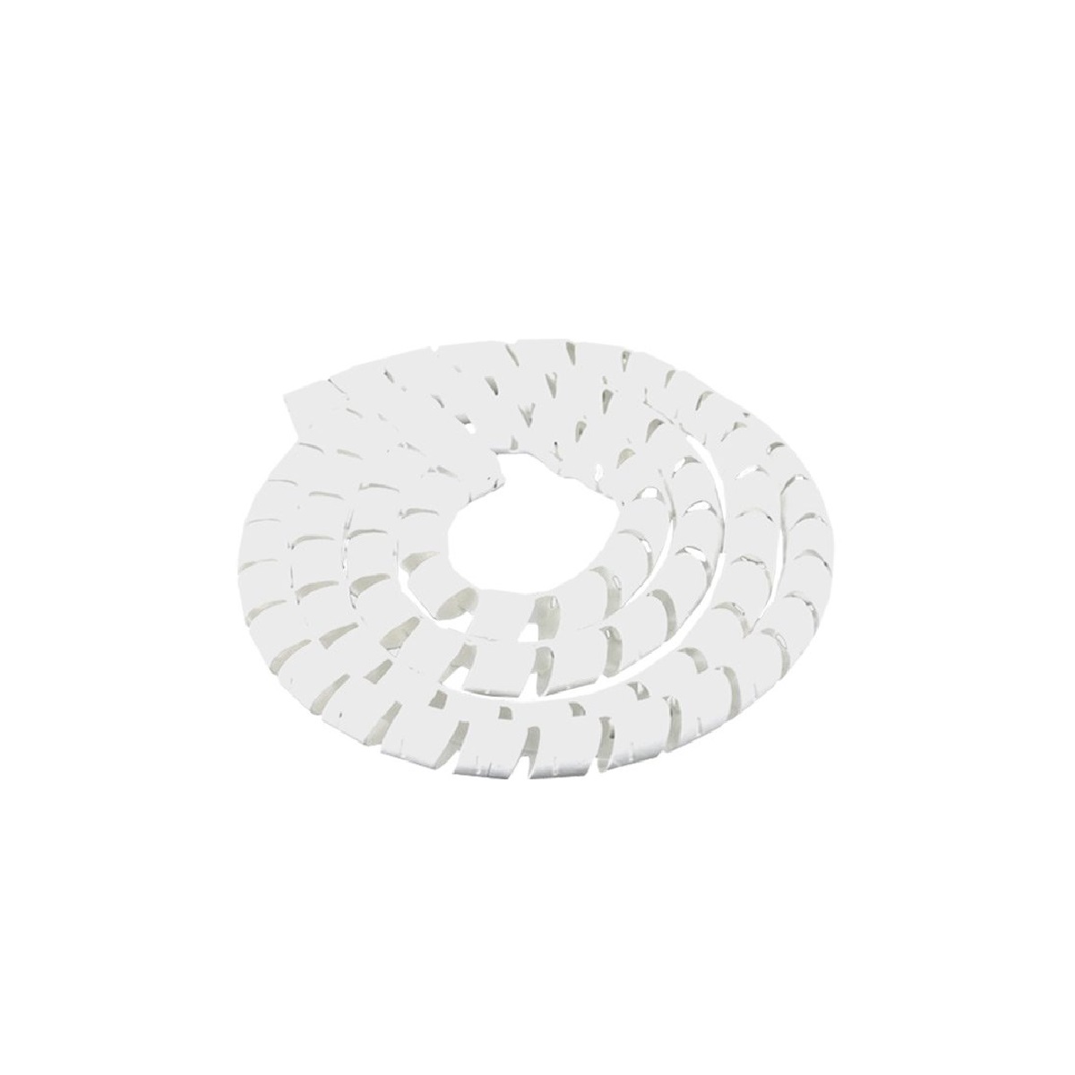 SPIRAL TUBE BRANCO  1/4 6-8MM ROLO 10MT SIBRATEC