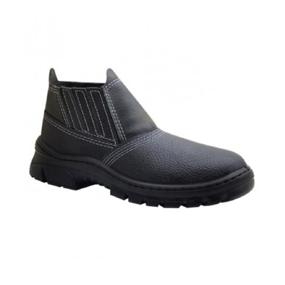 BOTINA PU PRETA N41 SEM CADARÇO COM BIQUEIRA - MARLUVAS