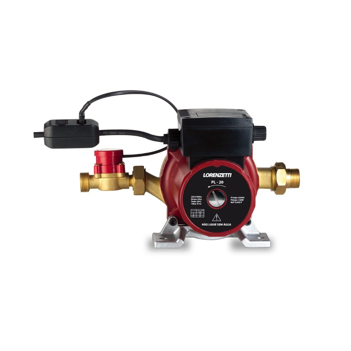 PRESSURIZADOR PL-20 350W 220V MAXIMO 20 M.C.A - LORENZETTI
