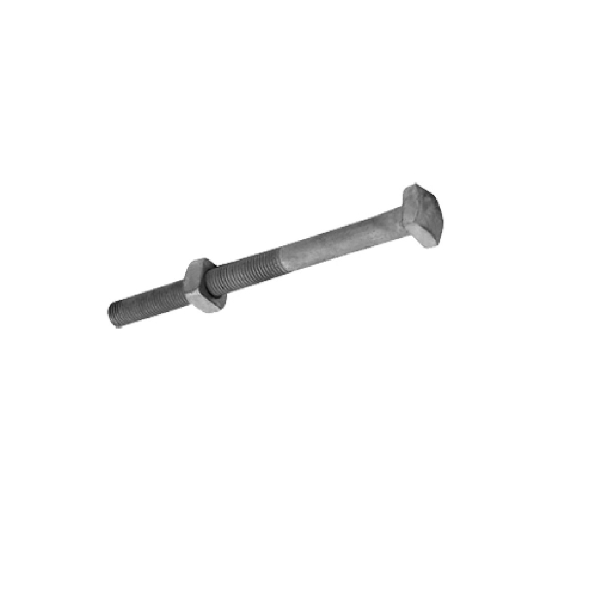 PARAFUSO MAQUINA 1/2X25CM PASSANTE GALVANIZADO