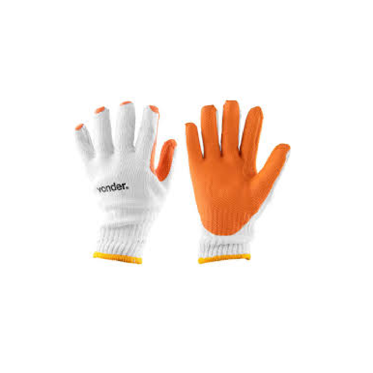 LUVA SEGURANÇA BANHADA LATEX PR/CZ 9" - VONDER