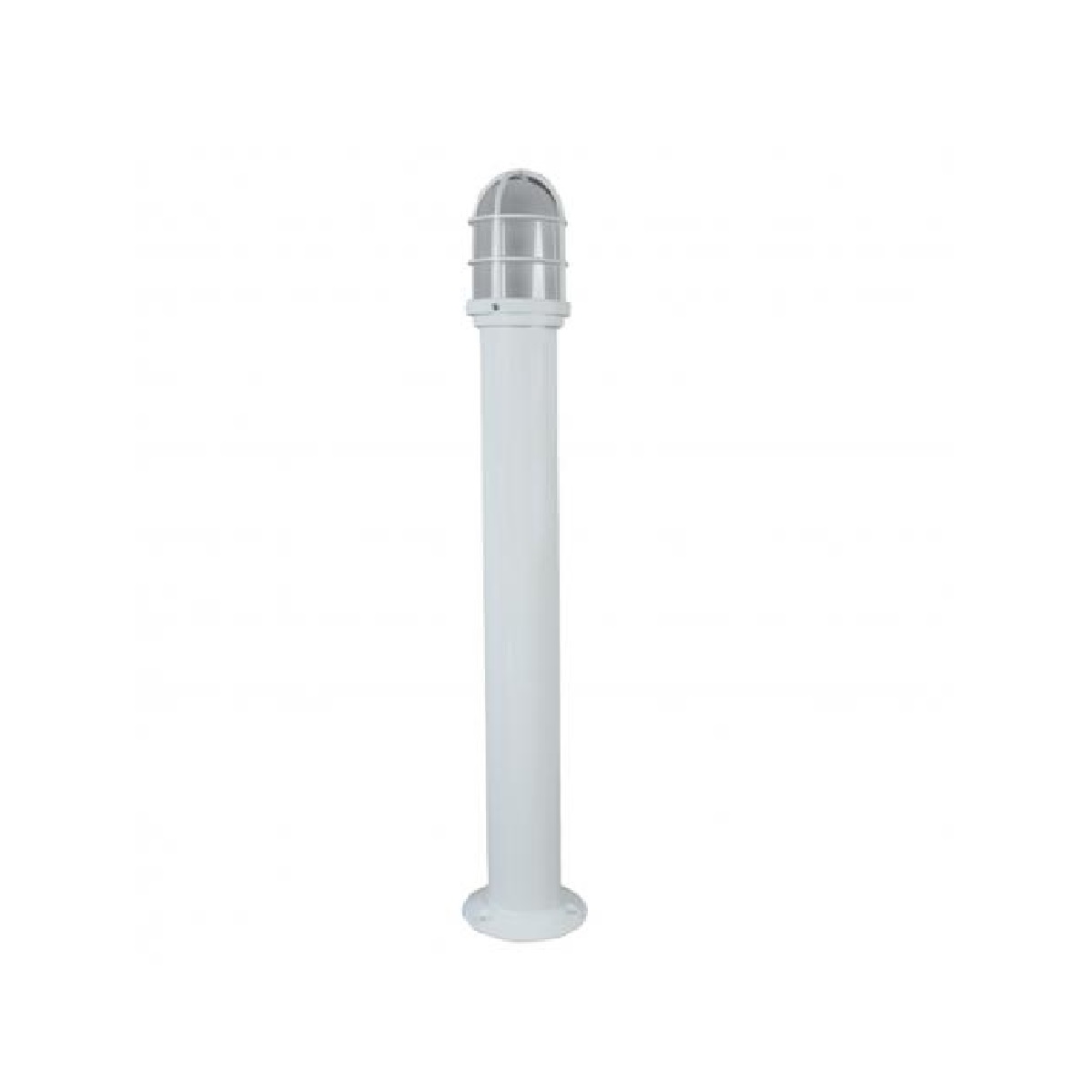 POSTE BALIZADOR C/ GRADE 75CM BRANCO GERMANY