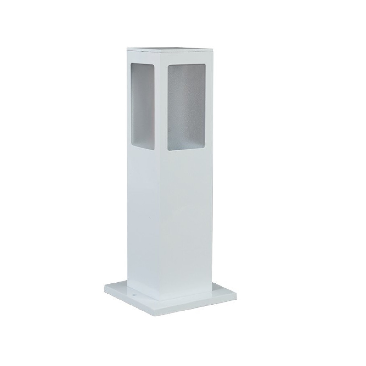 POSTE BALIZADOR 30CM QUADRADO BRANCO GERMANY