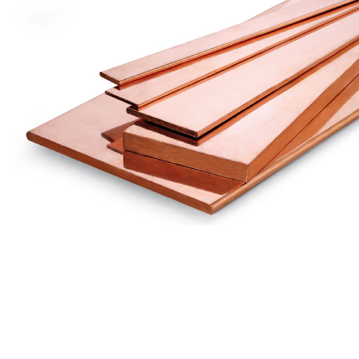 BARRAMENTO COBRE   1/2 X 3/16  (12,7MM X 4,76MM)  140A 58,64MM2 METRO