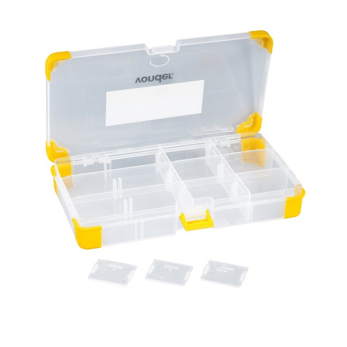 ORGANIZADOR PLASTICO 16,5X9,5X3,5CM 12 DIVISORIAS