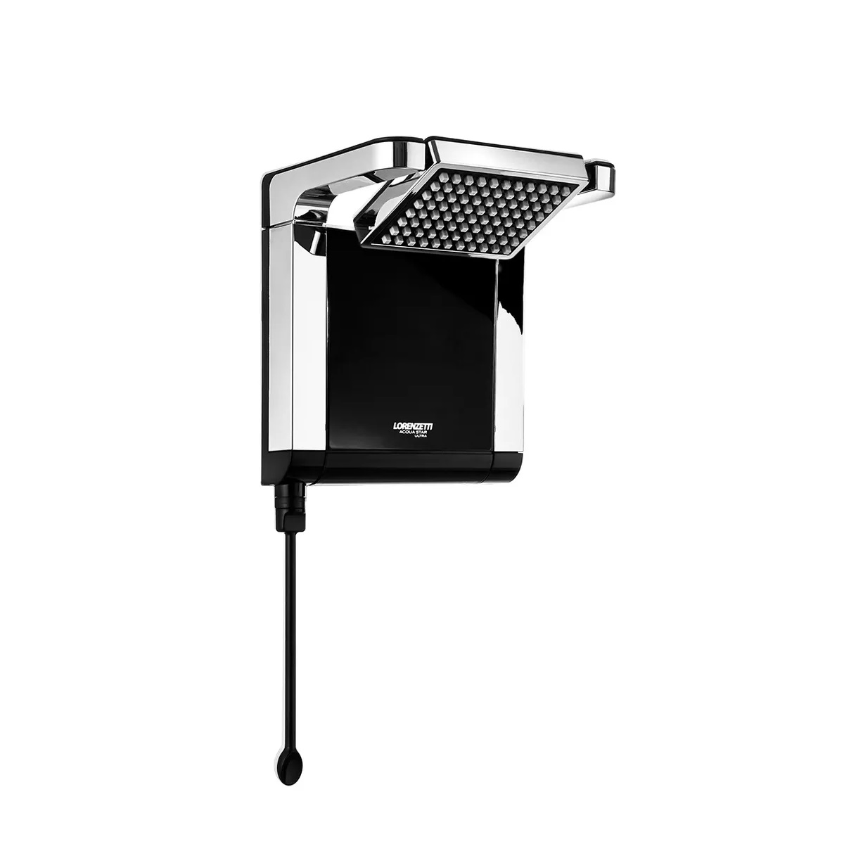 CHUVEIRO ACQUA STAR ULTRA PRETO CROMADO 7800W 220V LORENZETTI