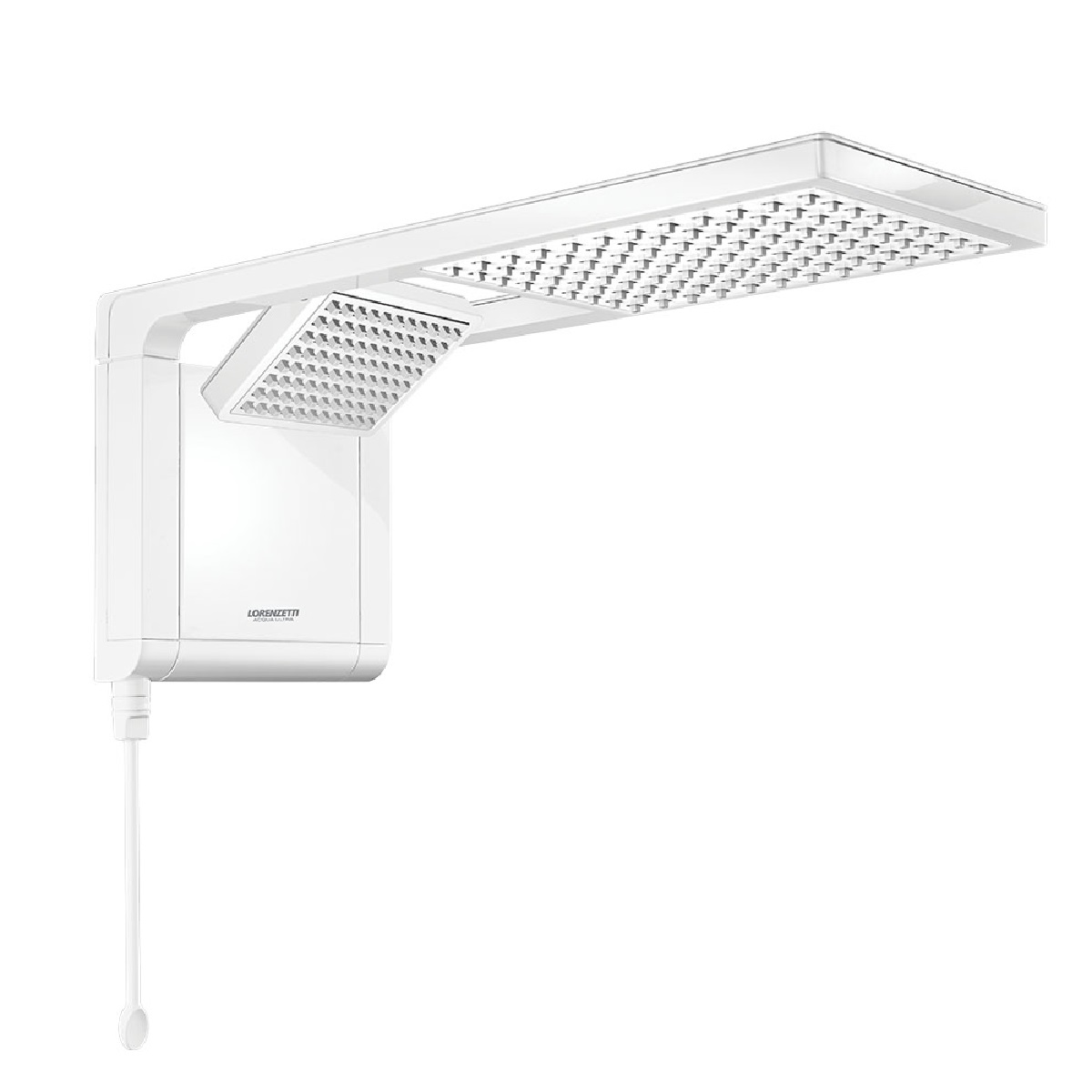 CHUVEIRO ACQUA DUO BRANCO CROMADO 7800W 220V LORENZETTI