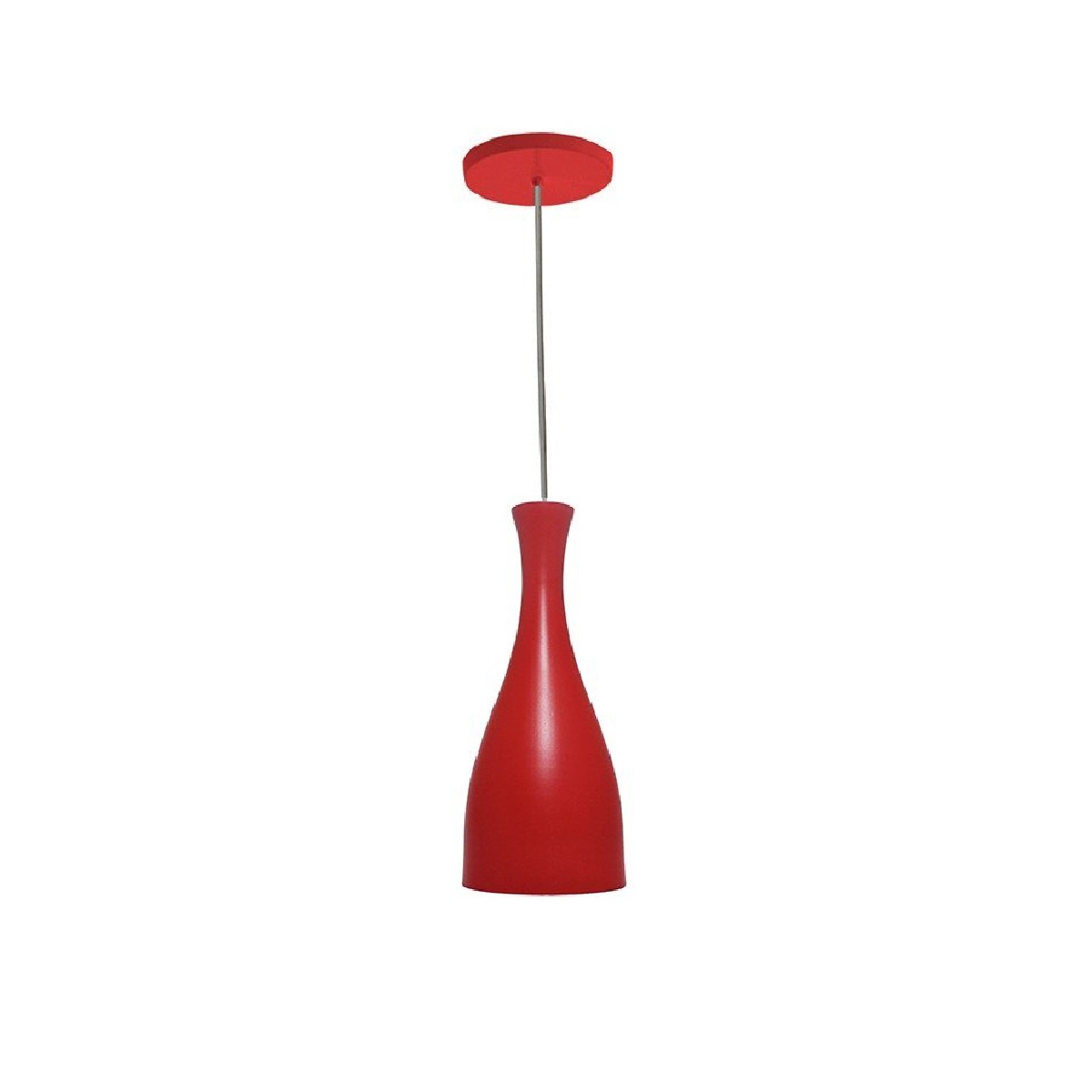 PENDENTE DESIGN TD 1003 E-27 VERMELHO FOSCO TASCHIBRA