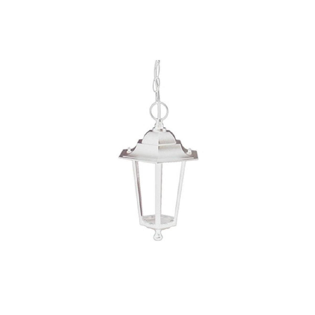 PENDENTE ALUMINIO TLF 28 E27 BRANCO TASCHIBRA