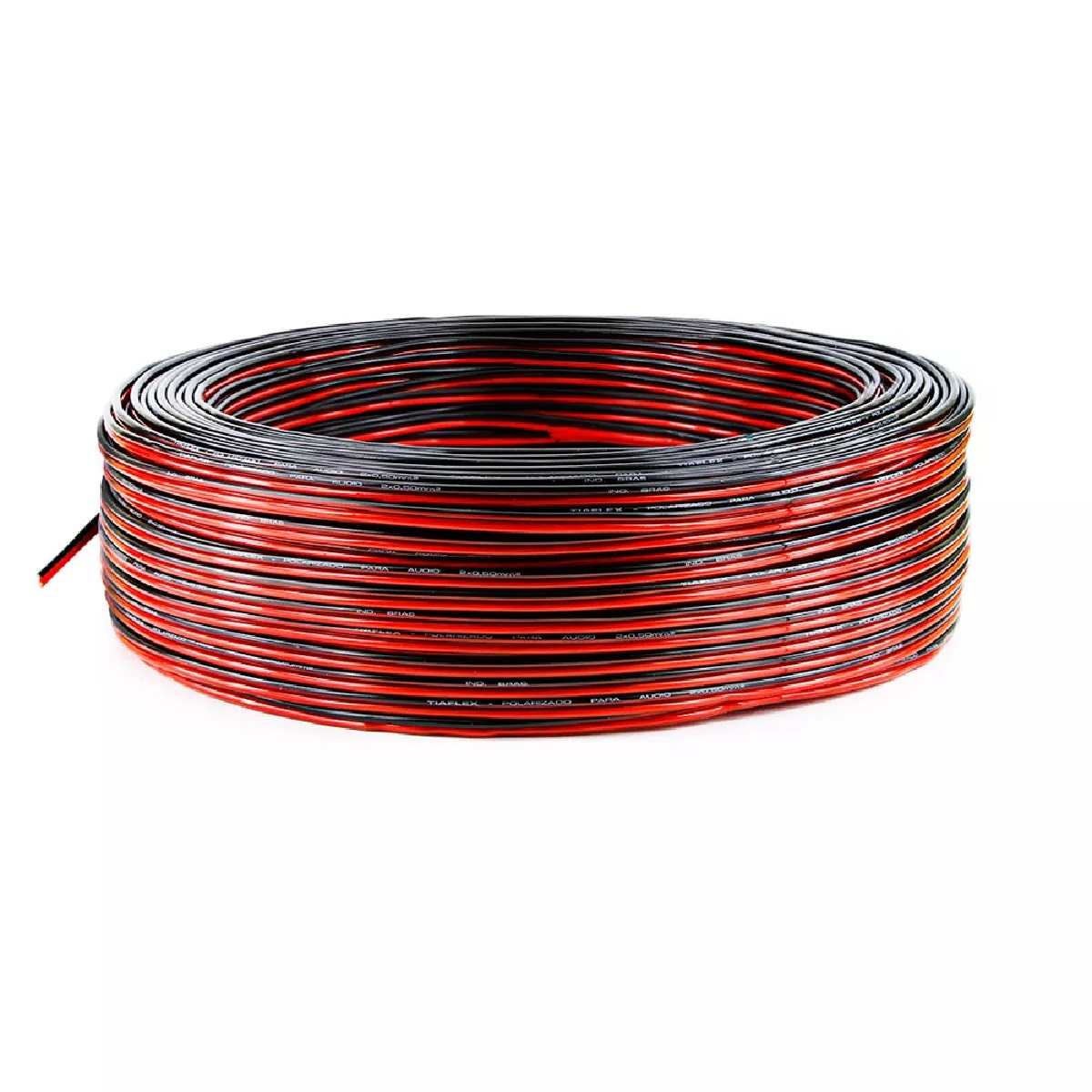 FIO POLARIZADO VM/PT  2X 1,0MM SOM 300V