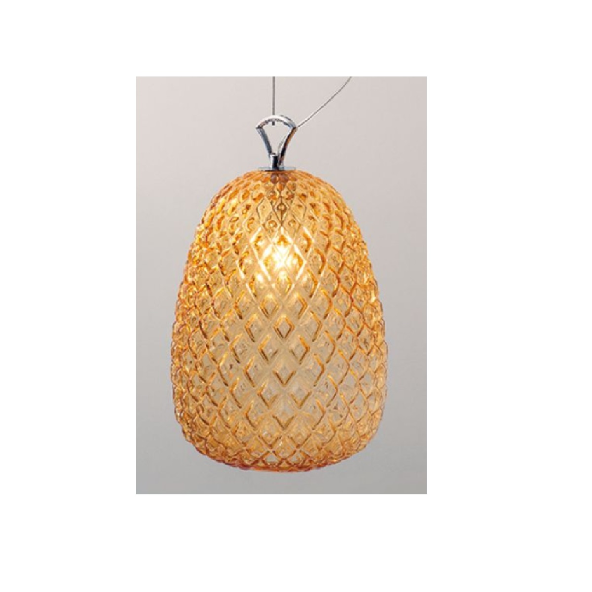 PENDENTE DANI 180MM 1XE14 AMBAR BLUMENOX