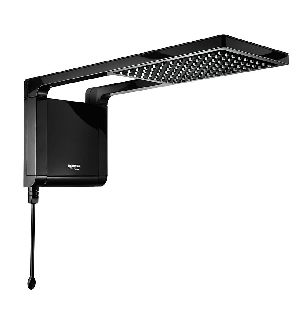 CHUVEIRO ACQUA STORM ULTRA PRETO 7800W 220V LORENZETTI