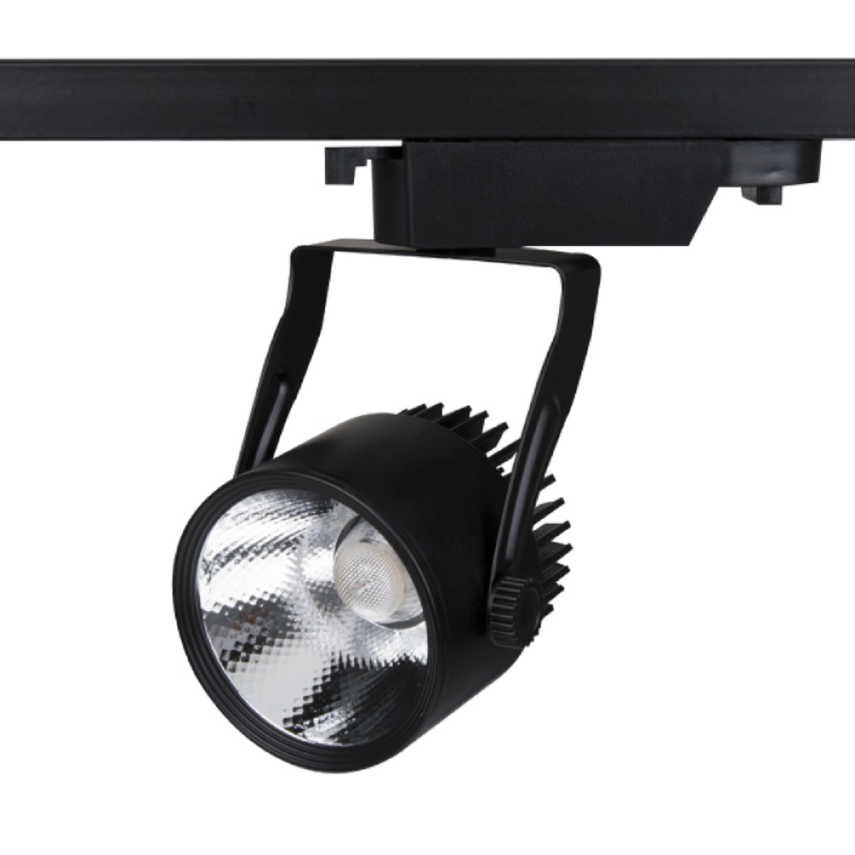SPOT DE TRILHO LED AR111 PRETO 18W 2700K ROMALUX