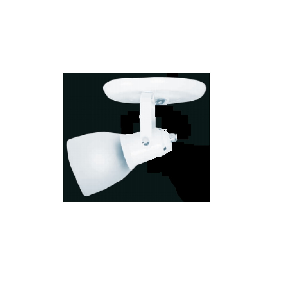 SPOT BI ALUMINIO BRANCO VD FOSCO 1 L BIANCA